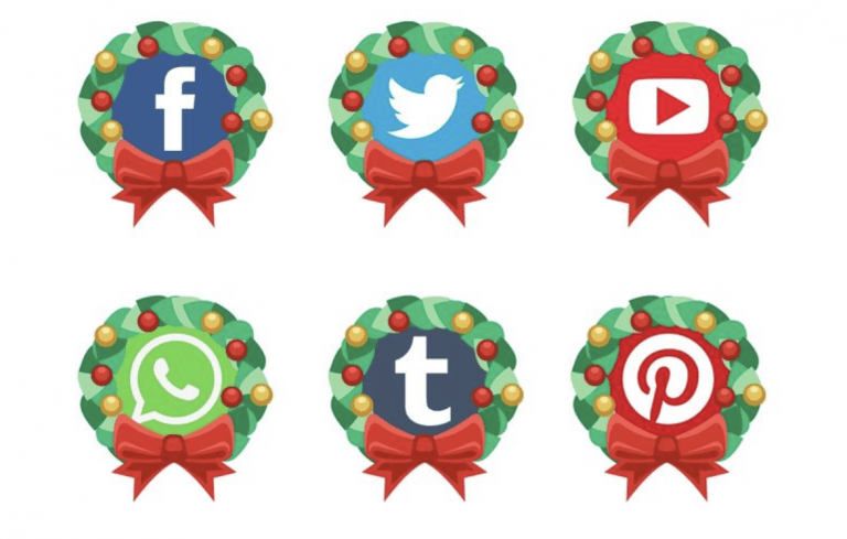 Navidad en redes sociales