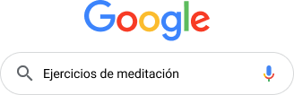 buscar ejercicio de meditación en google