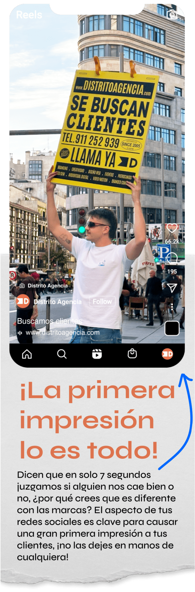 La primera impresión cuenta, Distrito Agencia