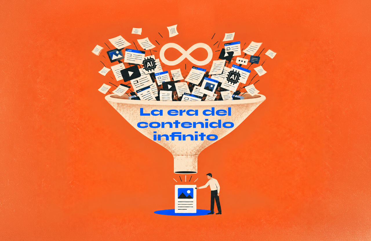 La era del contenido infinito: ¿por qué necesitamos menos contenido?